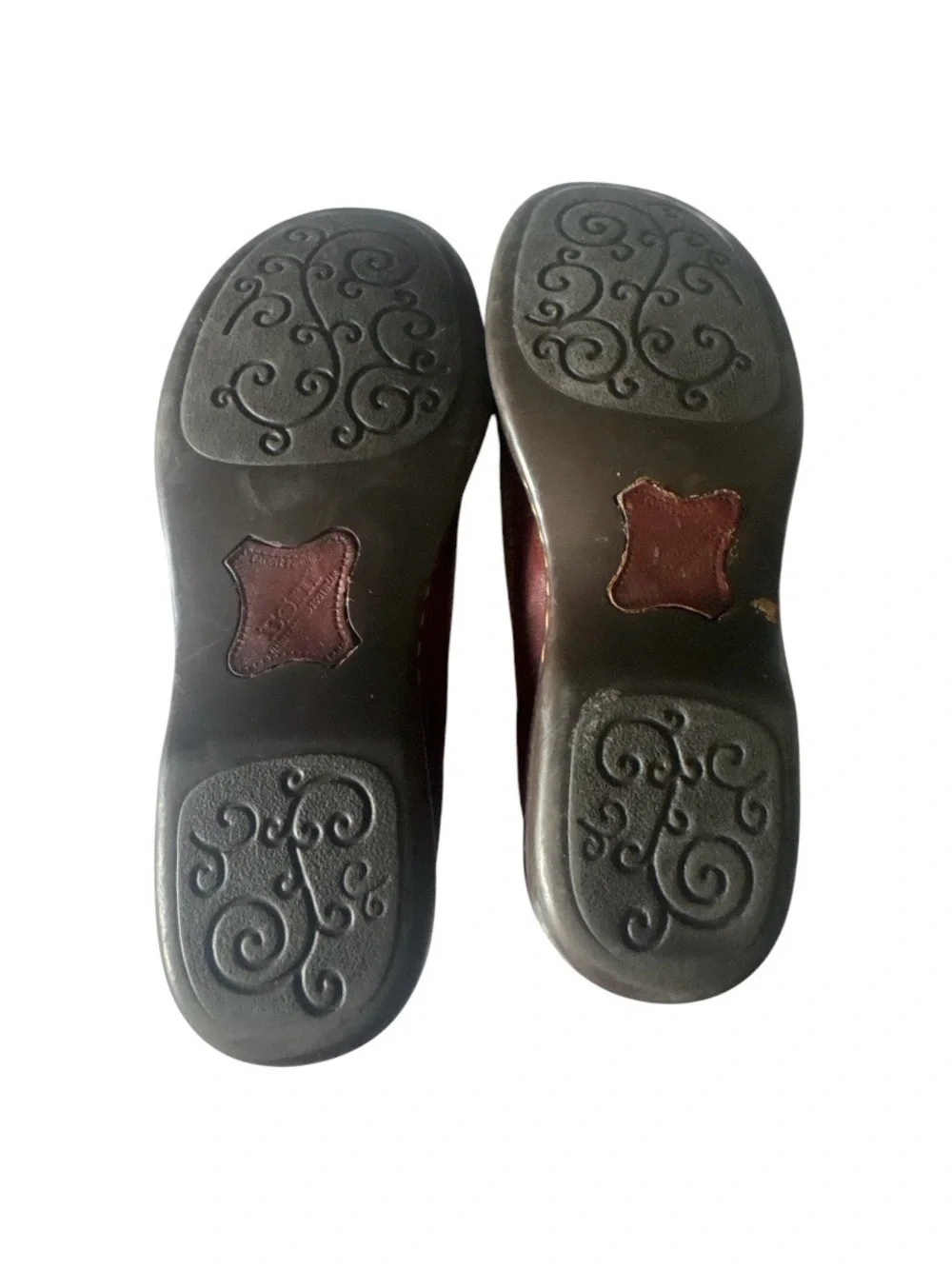 7.5 - Vintage Born Mindy Handcrafted Leather Buckle Accent Loafers Slip On Shoe